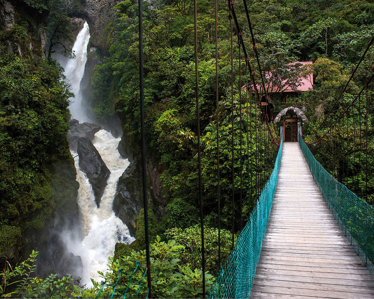 Voyages en Equateur, chutes d'eau