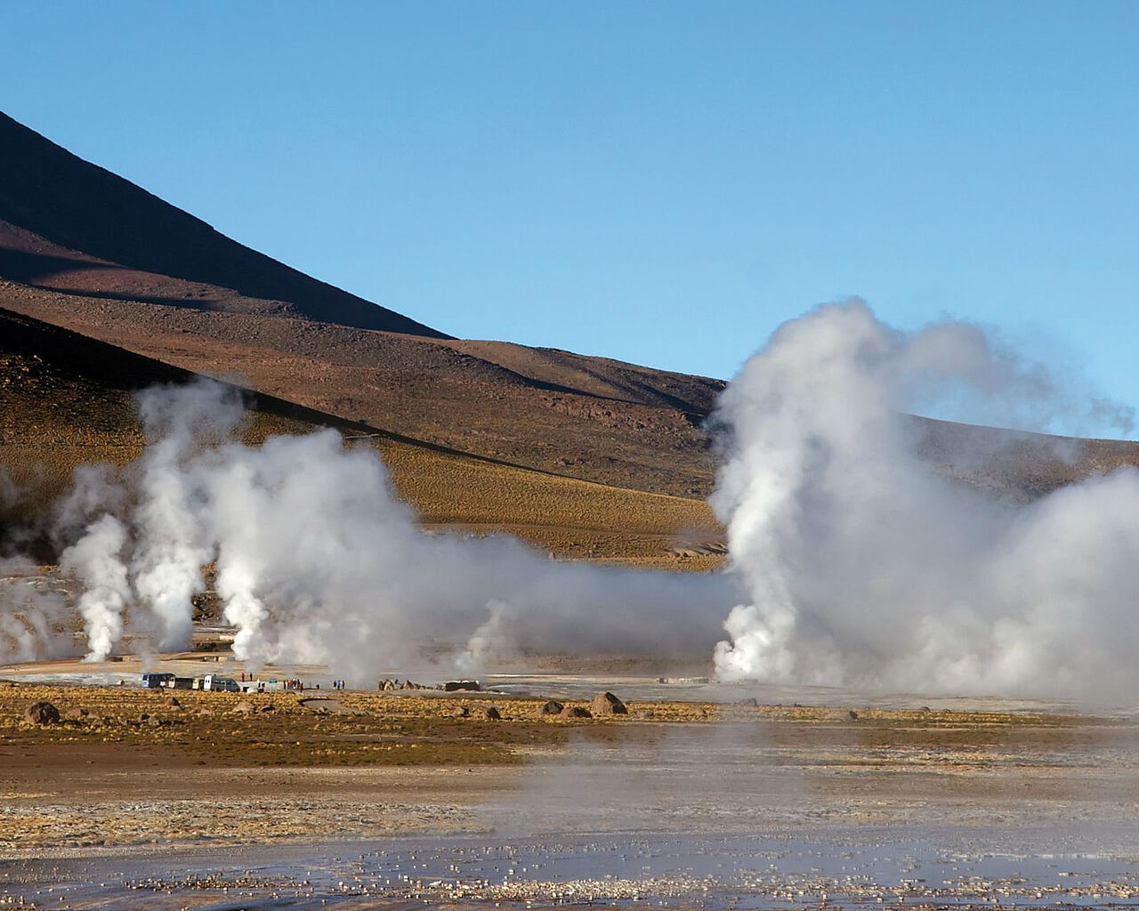 Voyages au Chili, geysers