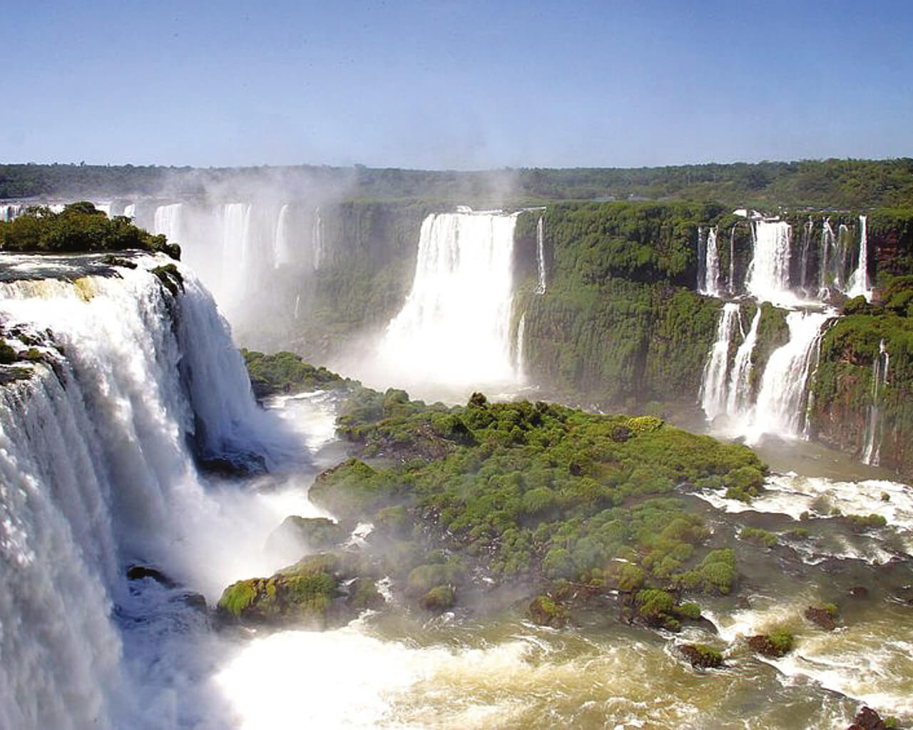 Brésil, chutes d'Iguacu