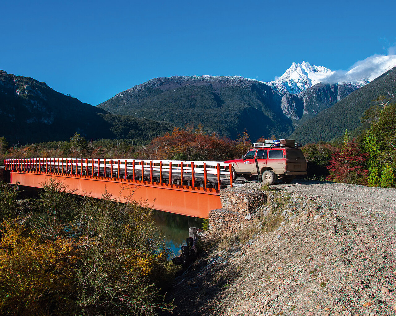 Chili, Carretera austral, Autotours