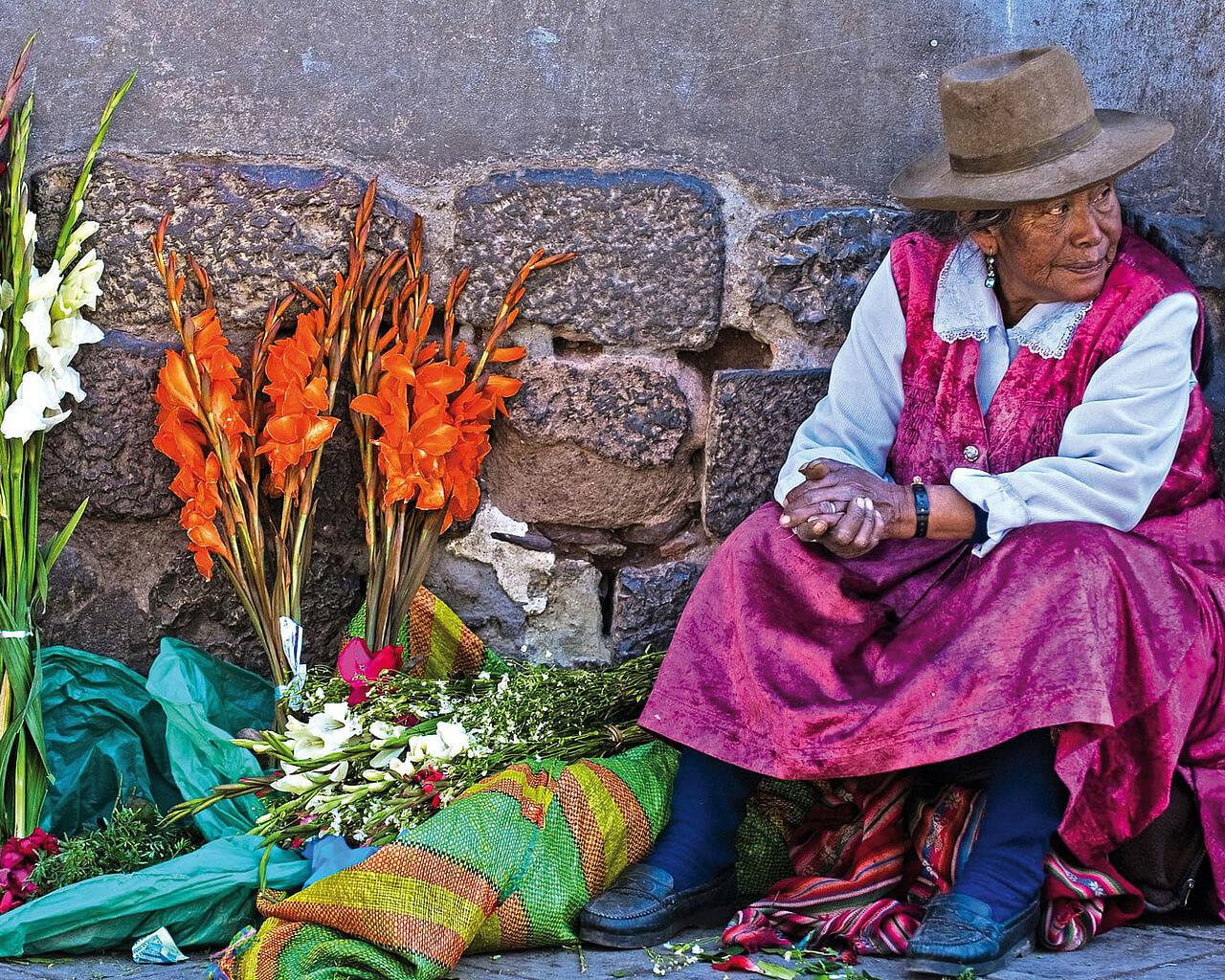 Voyages au Pérou, dame