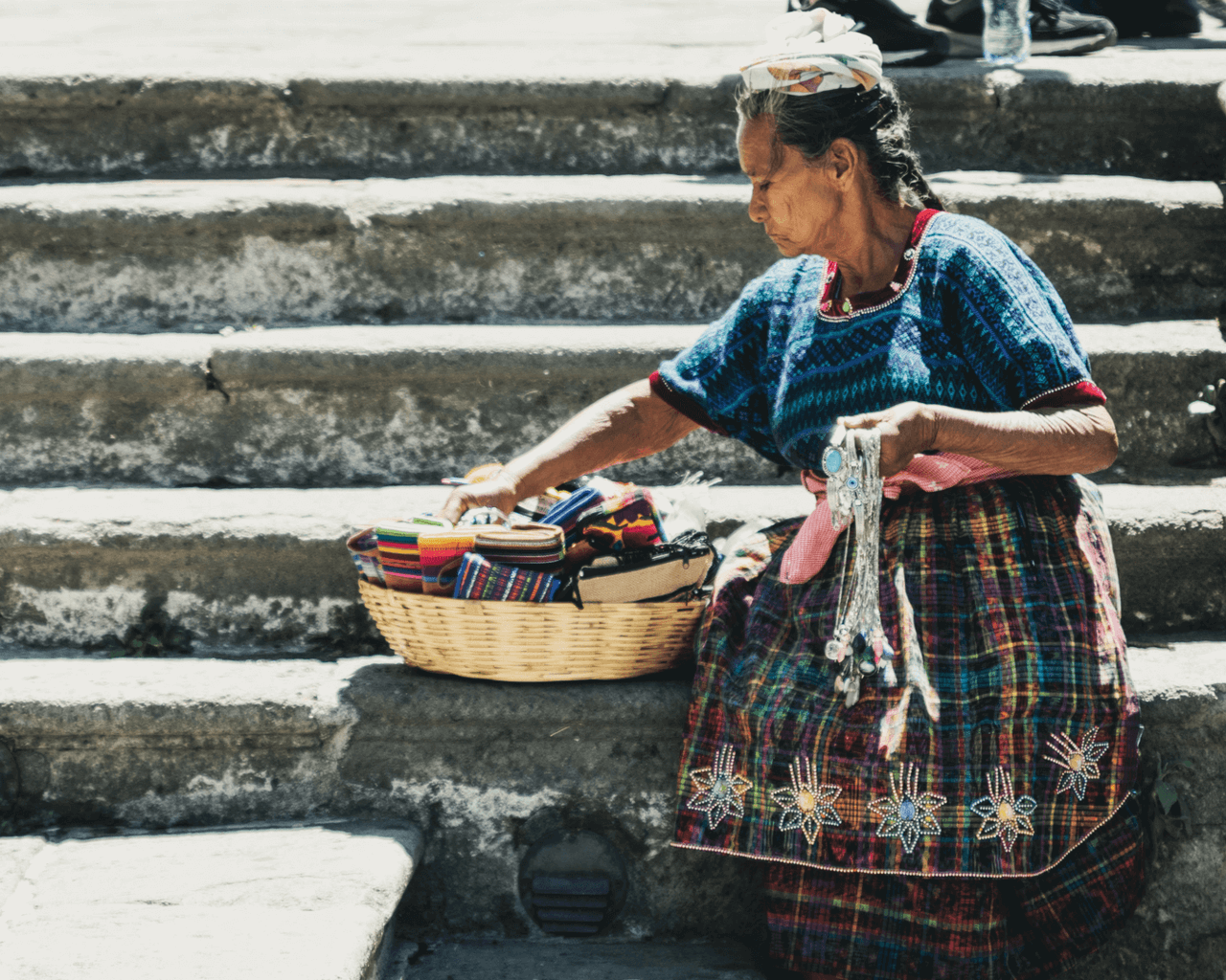 Voyage au Guatemala, vendeuse