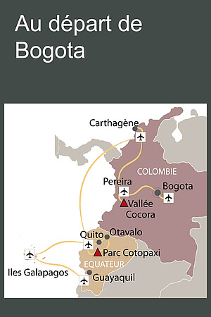 Voyages combiné Colombie-Equateur