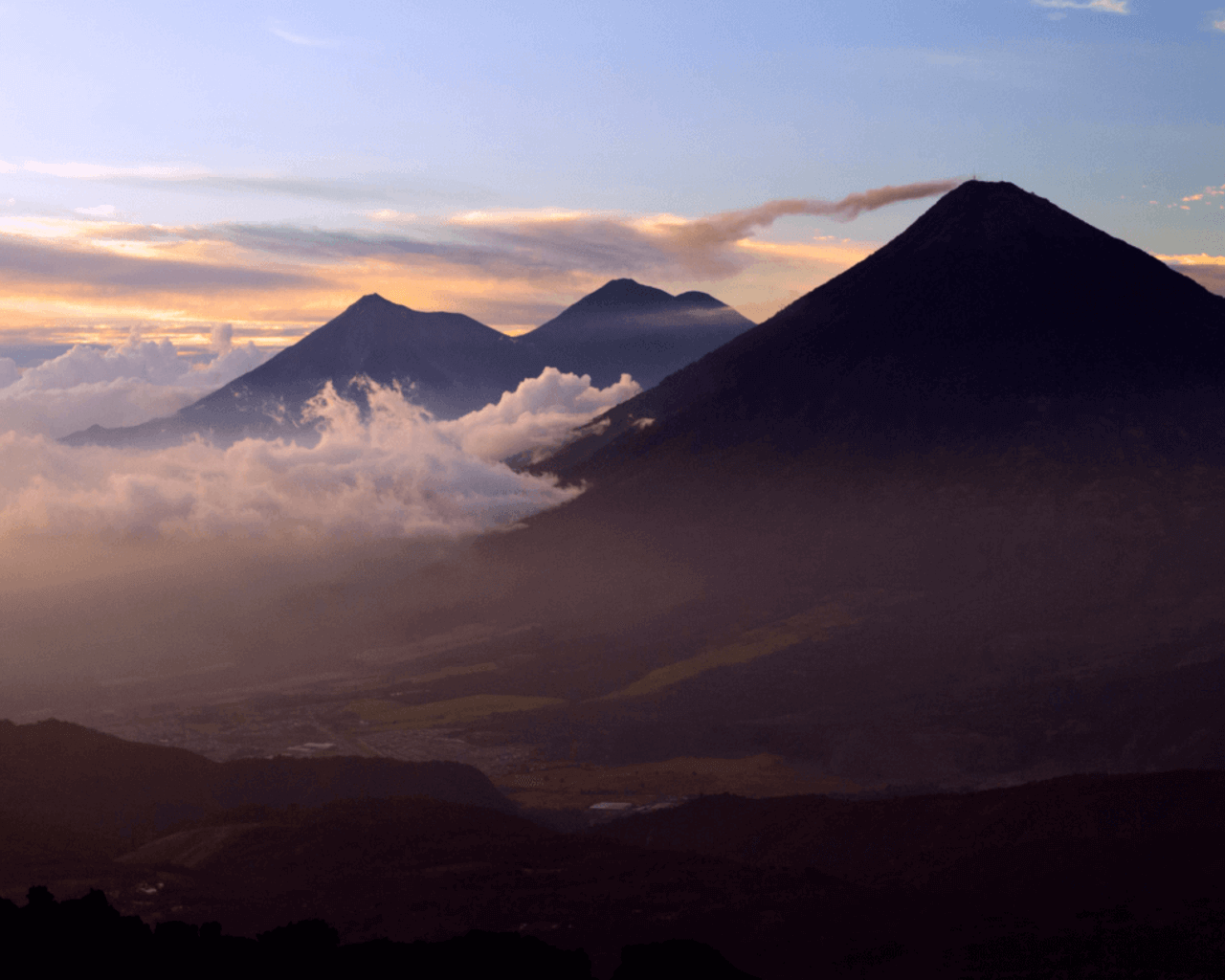 Voyage au Guatemala, nuage